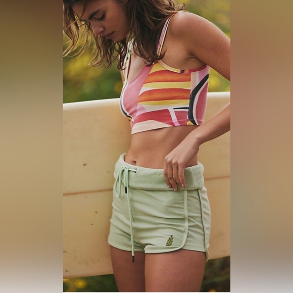 *NWOT* FP Movement Limitless Shorts - Lemongrass - Picture 1 of 6